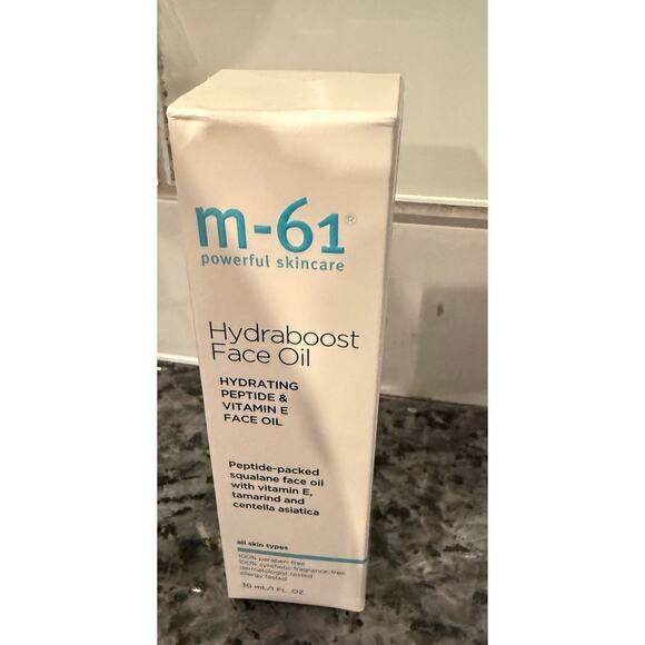 M-61 Hydraboost Face Oil 1 fl.oz. Full size Hydrating Peptide Vitamin E - Picture 2 of 7